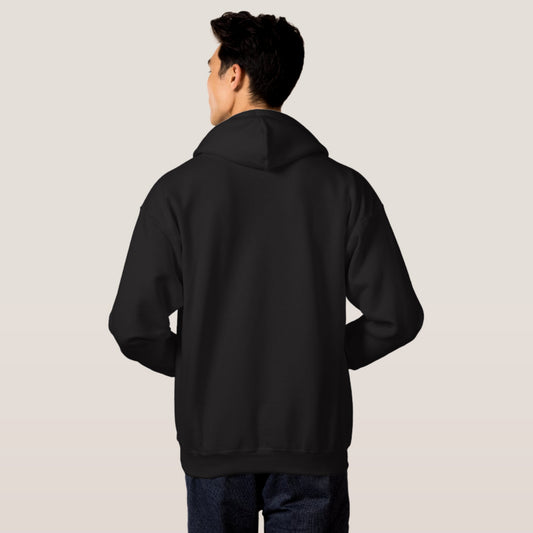 Black plain hoodie