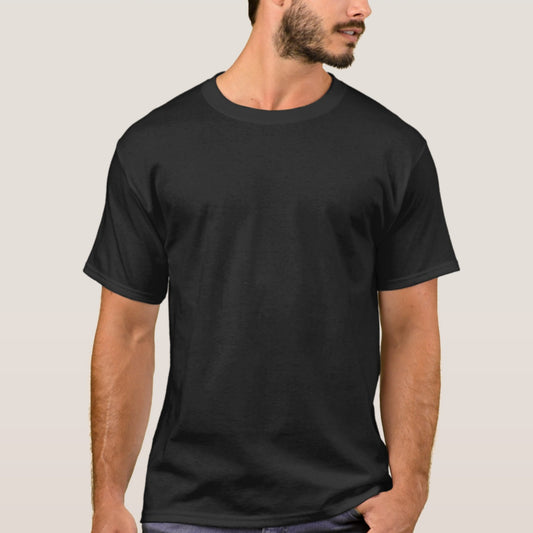 Plain black t-shirt