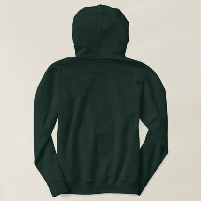Green plain hoodie