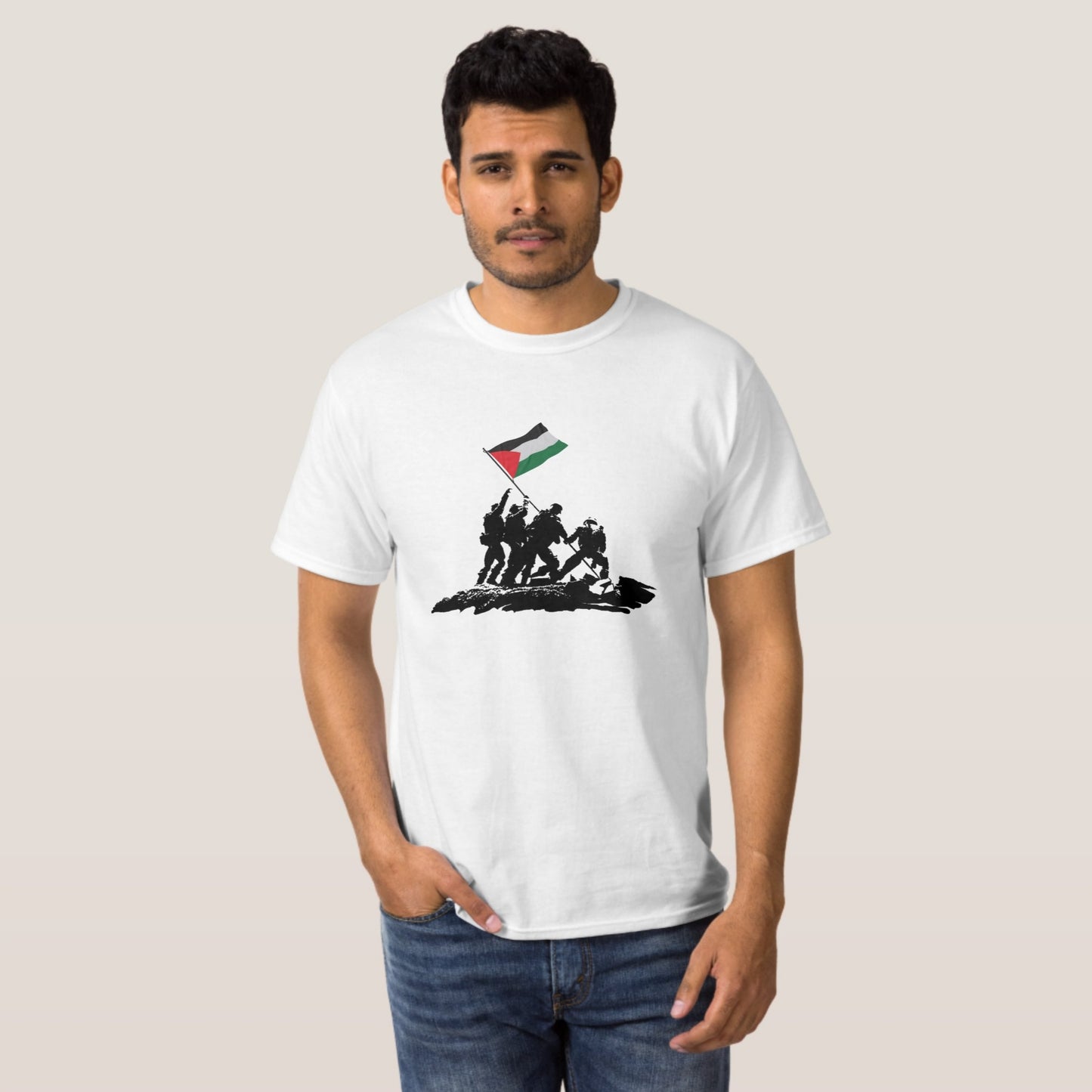 Palastine Flag printed t-shirt